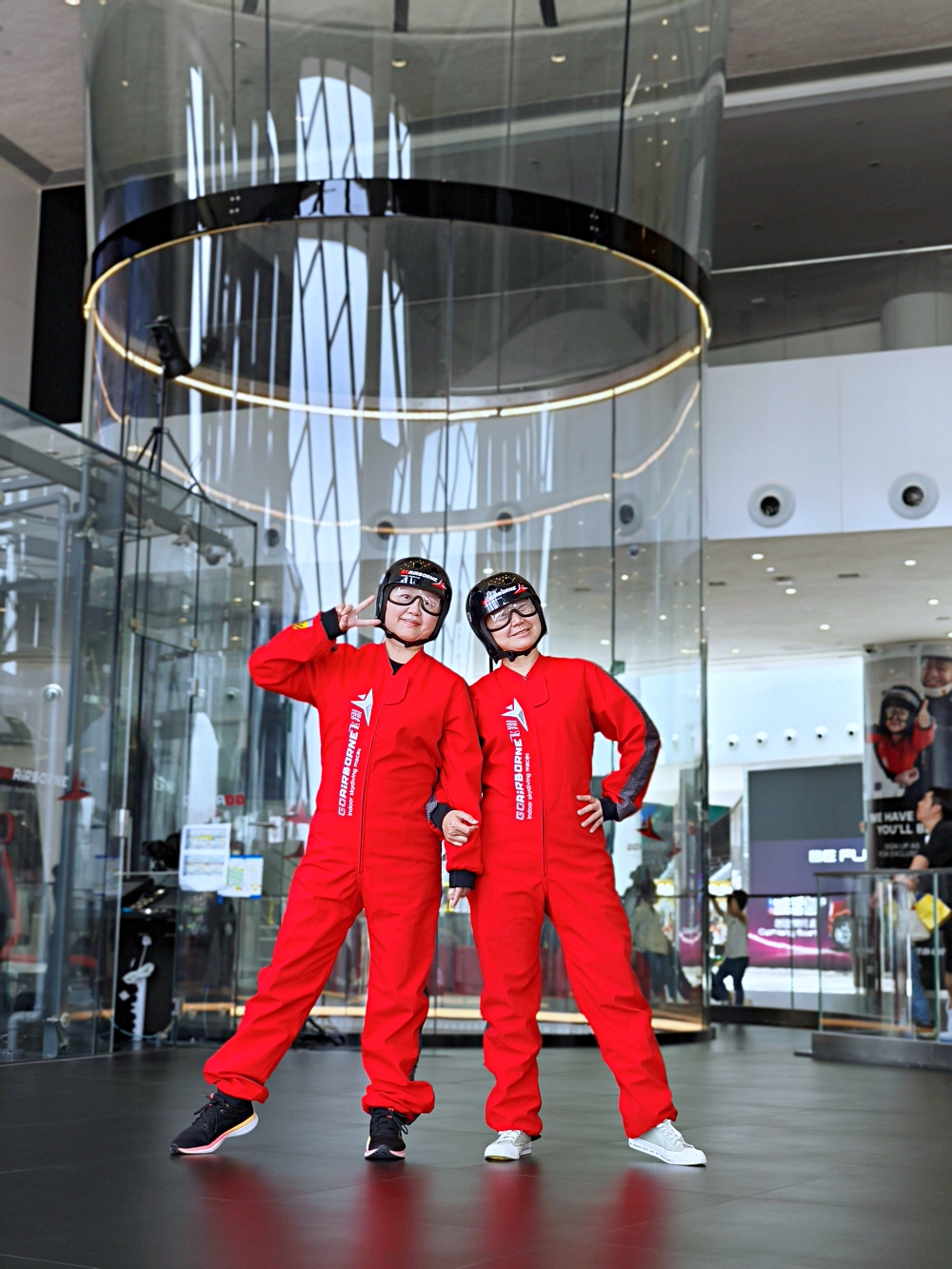 GO AIRBORNE ,12000呎室內跳傘模擬，4歲就能嗨玩，不一樣的澳門旅遊！