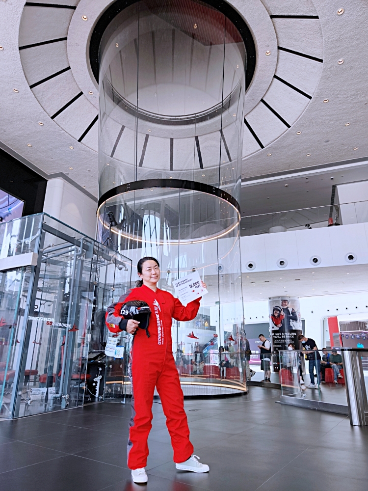 GO AIRBORNE ,12000呎室內跳傘模擬，4歲就能嗨玩，不一樣的澳門旅遊！