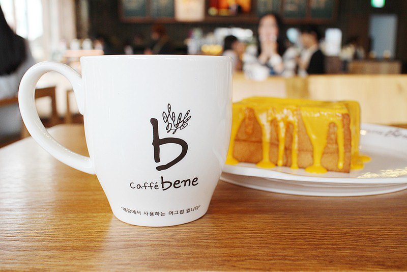 台中 | caffe' bene 張根碩代言 韓風咖啡吹到台中